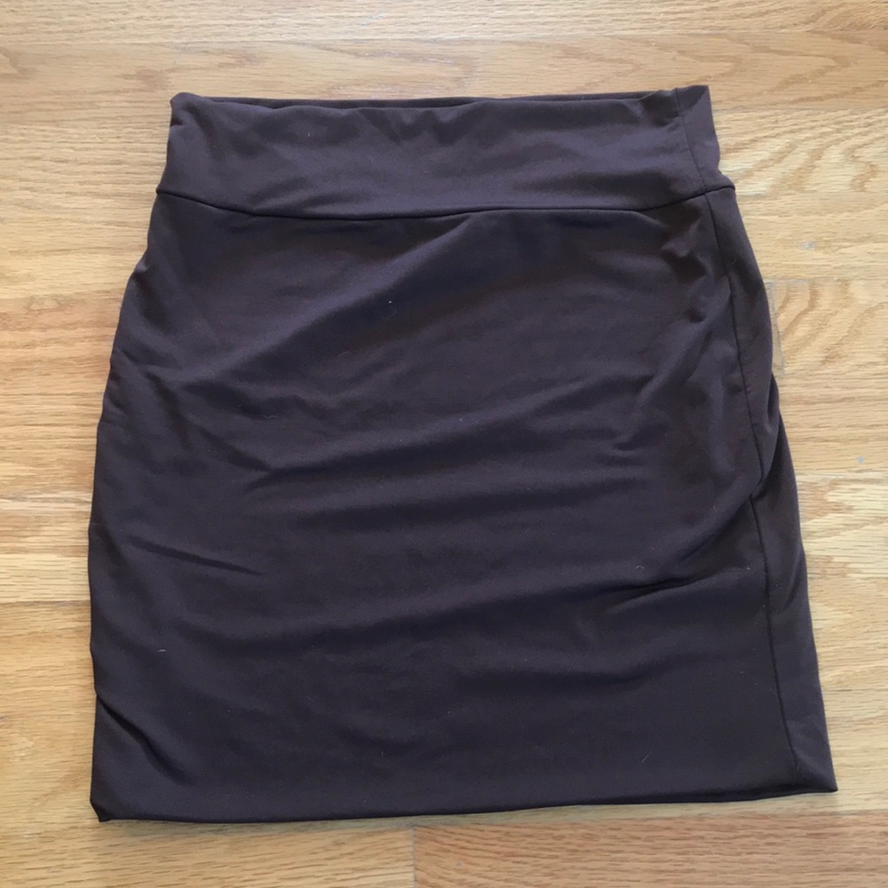 Brown Pencil Skirt